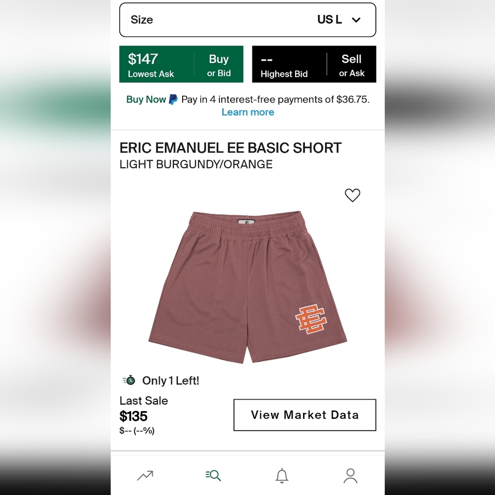 Ericks emanuel shorts